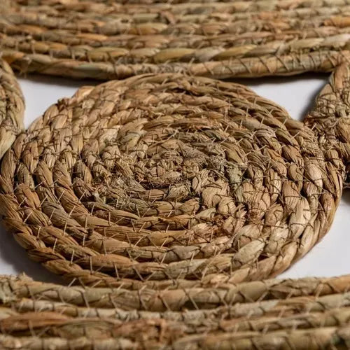 Alfombra de yute mediana