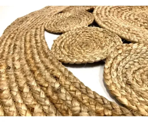 Alfombra de yute mediana