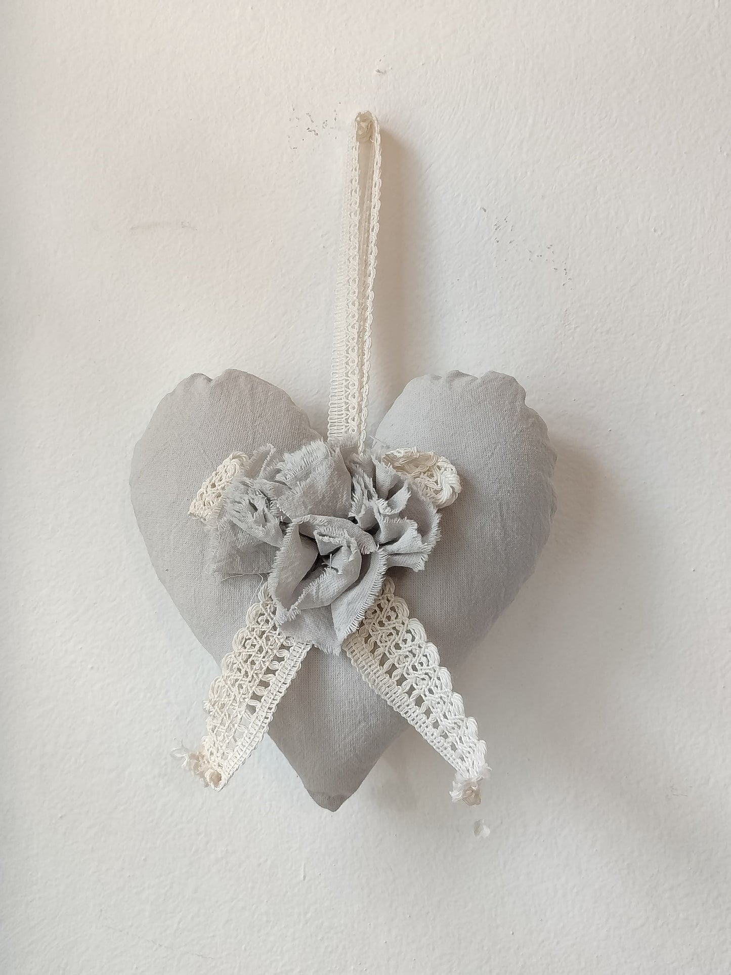 Colgante corazón lavanda