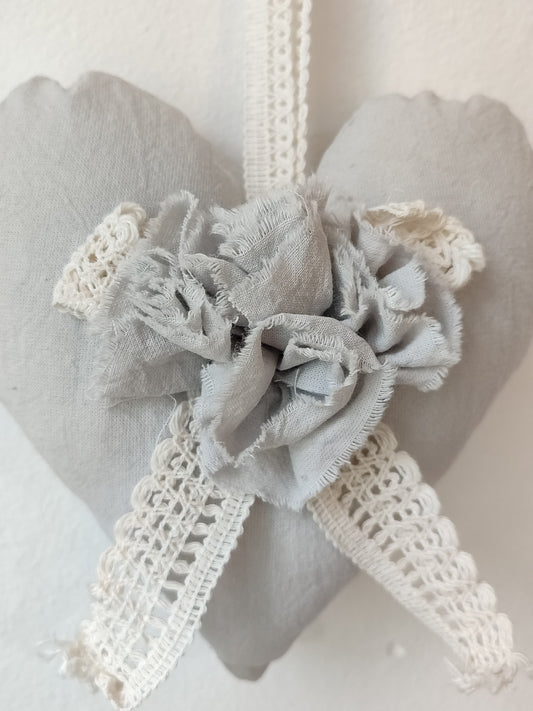 Colgante corazón lavanda