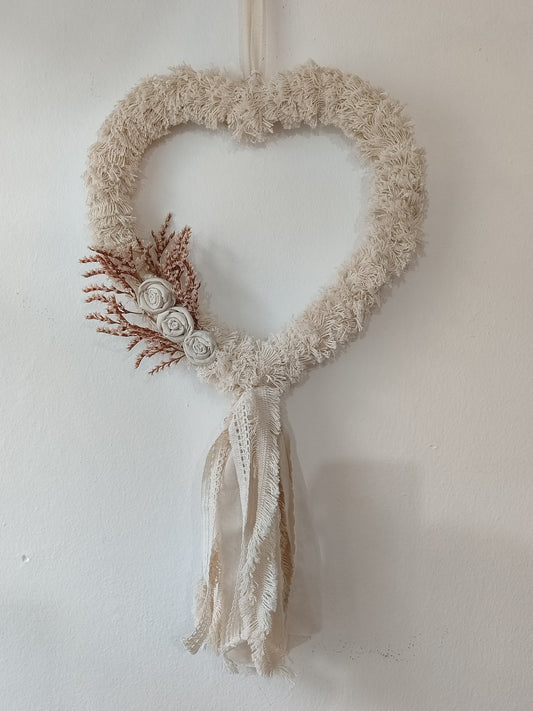 Colgante corazón natural