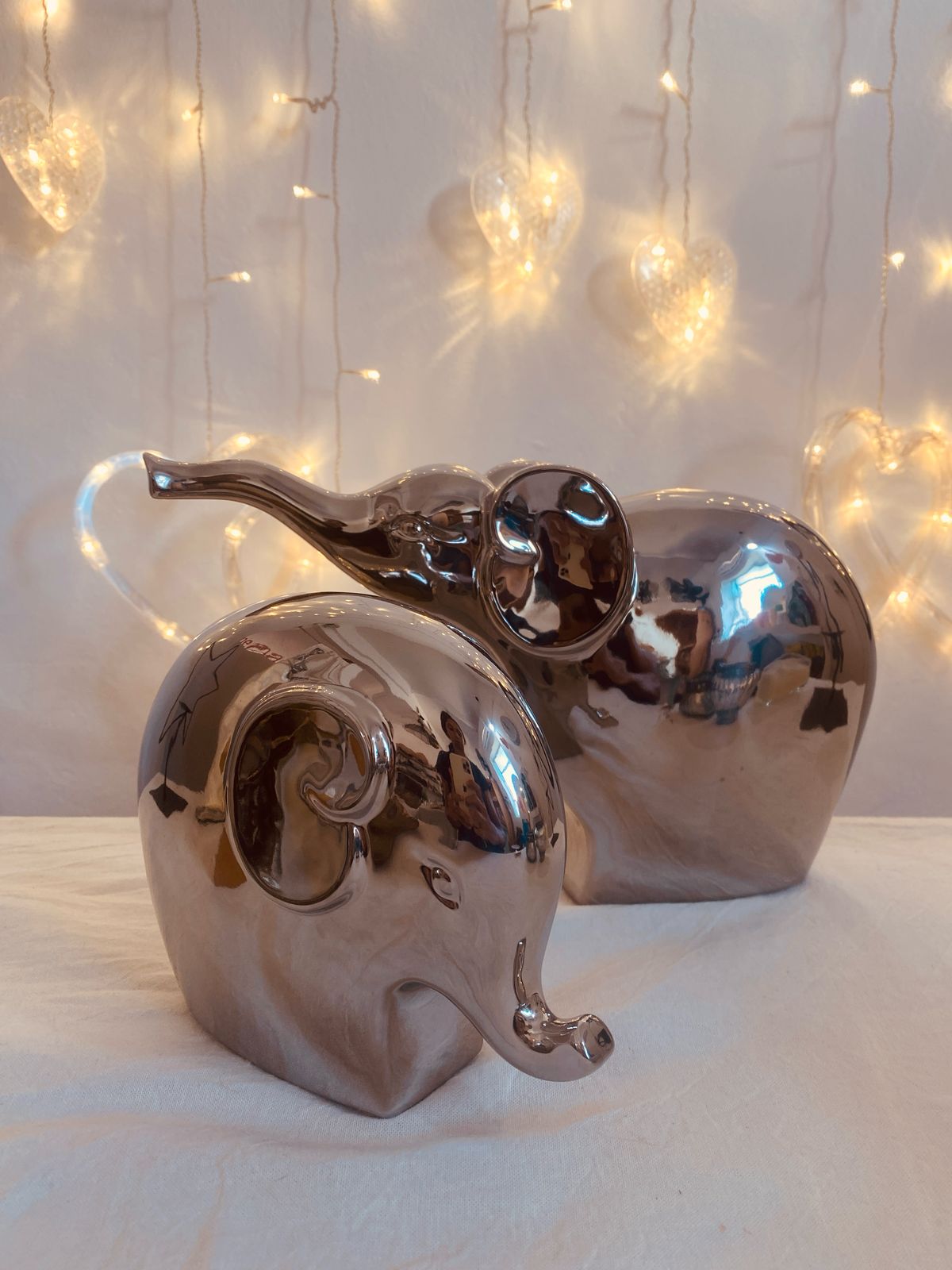 Elefante plateado