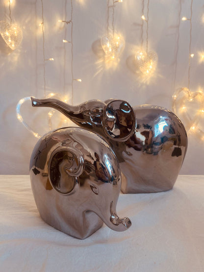 Elefante plateado