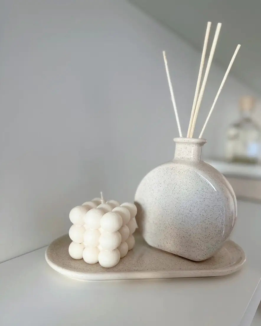 Vela bubblee junto a difusor